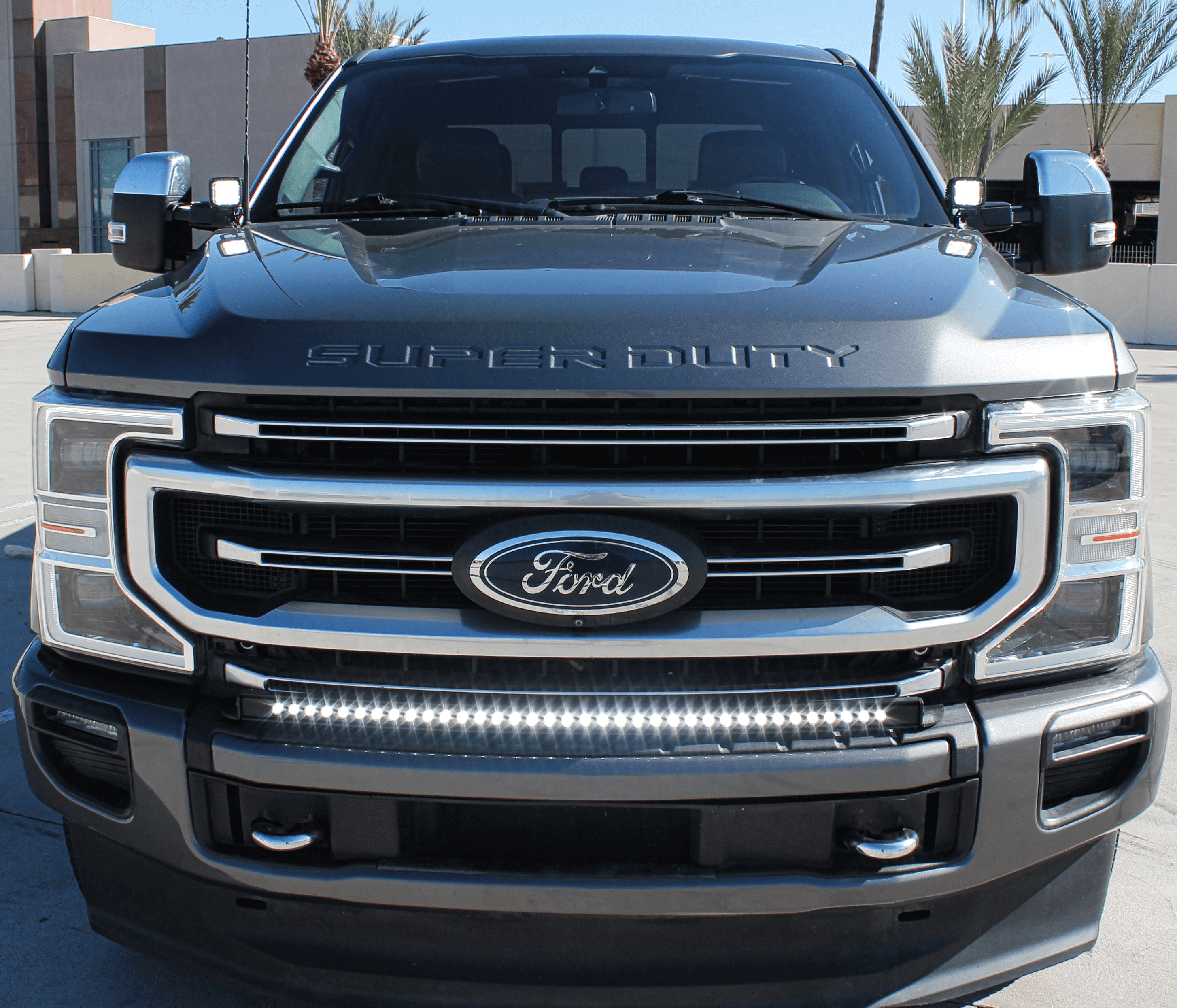 2020-2022 Ford Super Duty F250/F350/F450 40in Light Bar - Slim