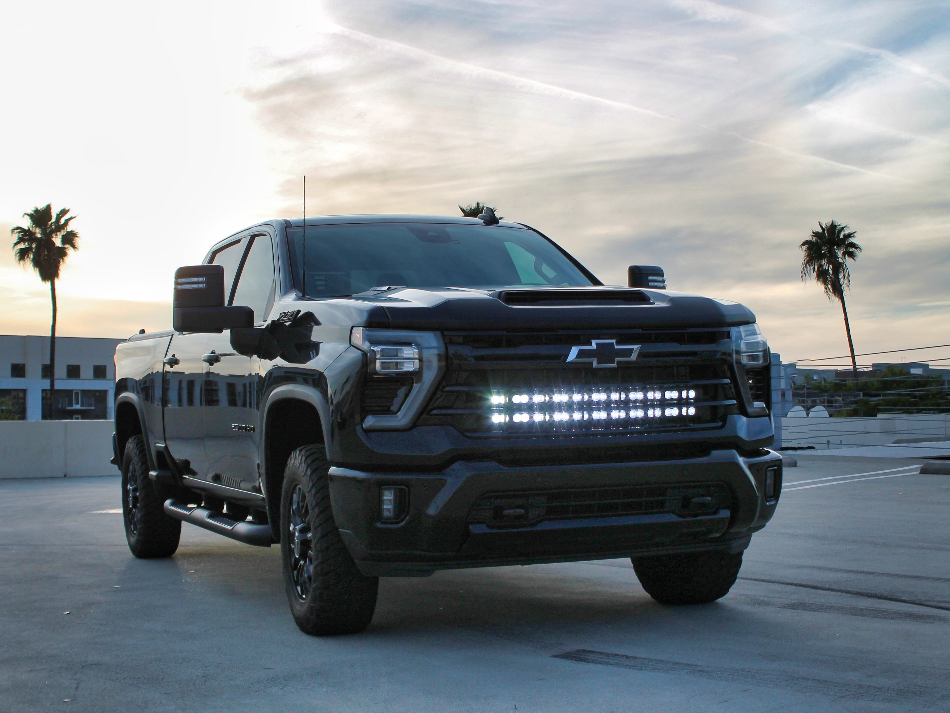 2020+ Chevrolet Silverado 2500/3500HD Dual 40s Light Bars - PRO