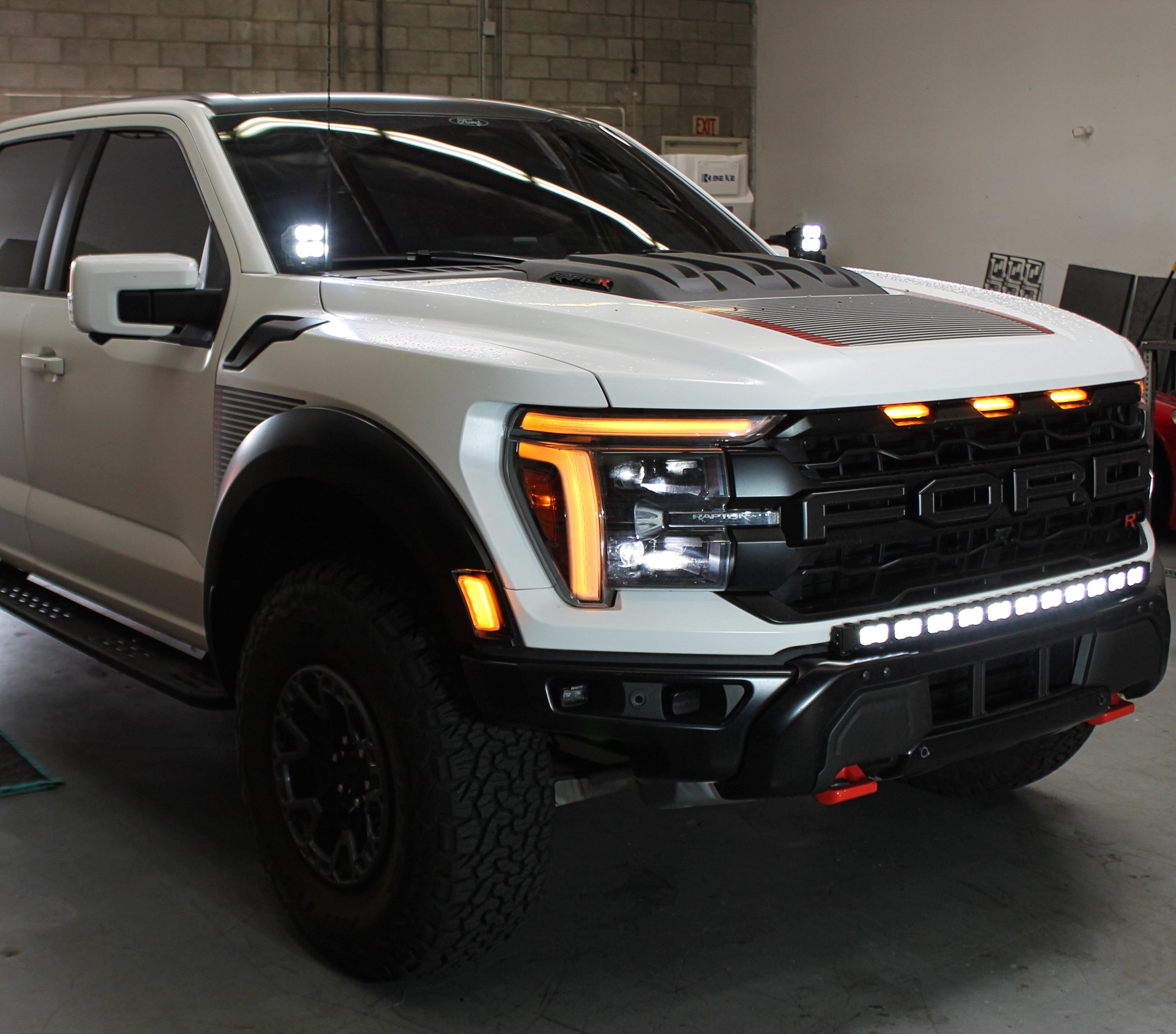 2024+ Ford Raptor Gen 3 Refresh Hood Mount/Ditch Lights - PRO