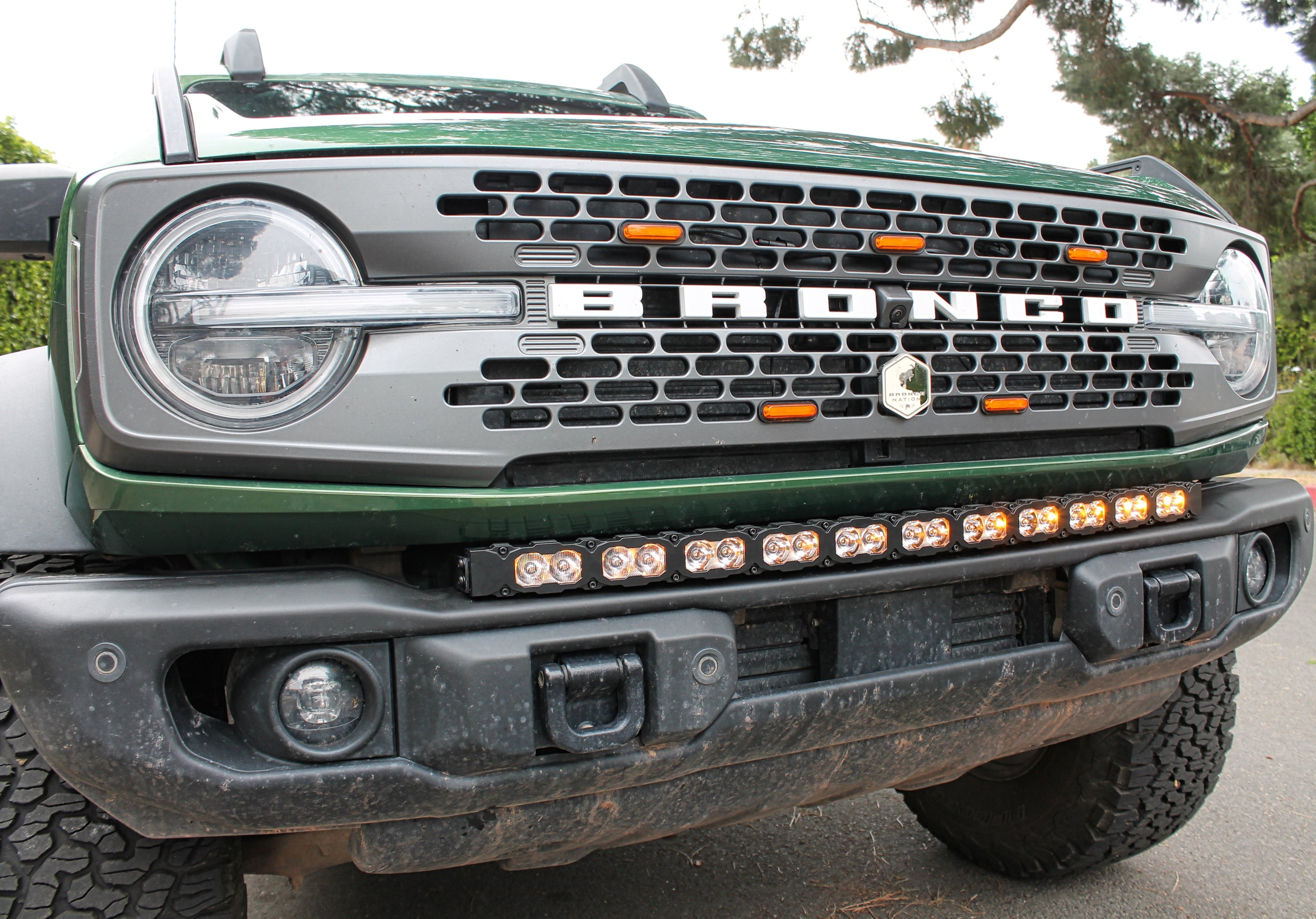 2021+ Ford Bronco Capable Bumper 40in Light Bar - PRO