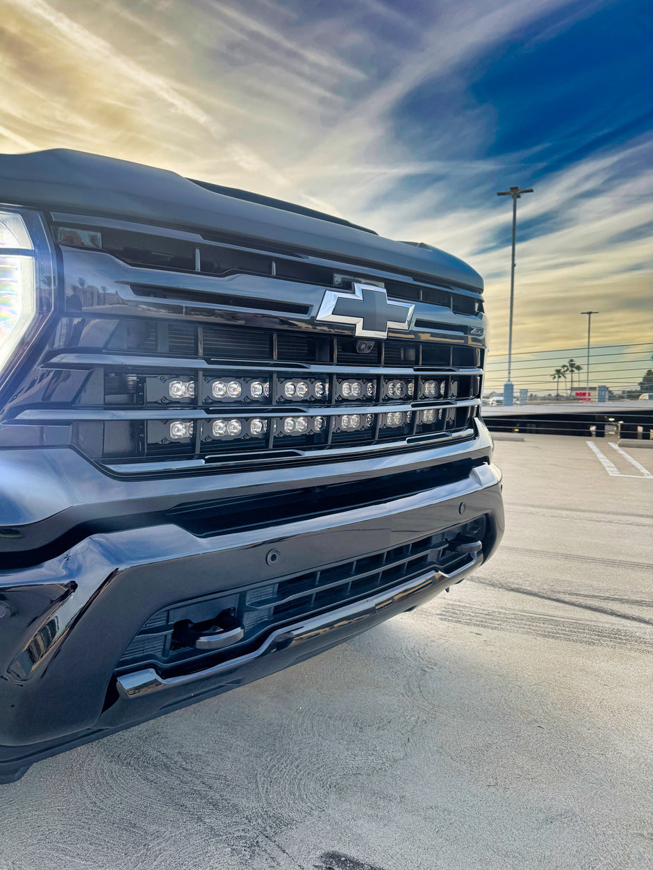 2020+ Chevrolet Silverado 2500/3500HD Dual 40s Light Bars - PRO