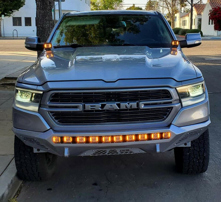 2019+ RAM 1500 TRX Hood Mount/Ditch Lights/Pillars
