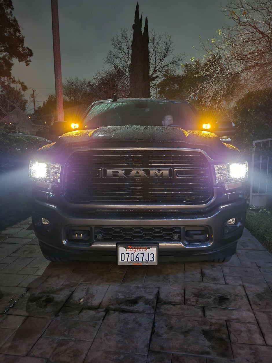 2019-2024 RAM 2500/3500 Hood Mount/Ditch Lights