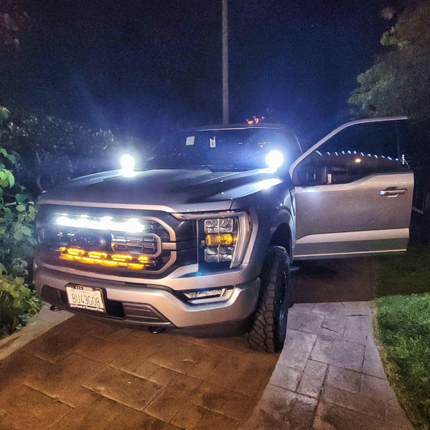 2021-2023 Ford F150 Hood Mount/Ditch Lights/Pillars