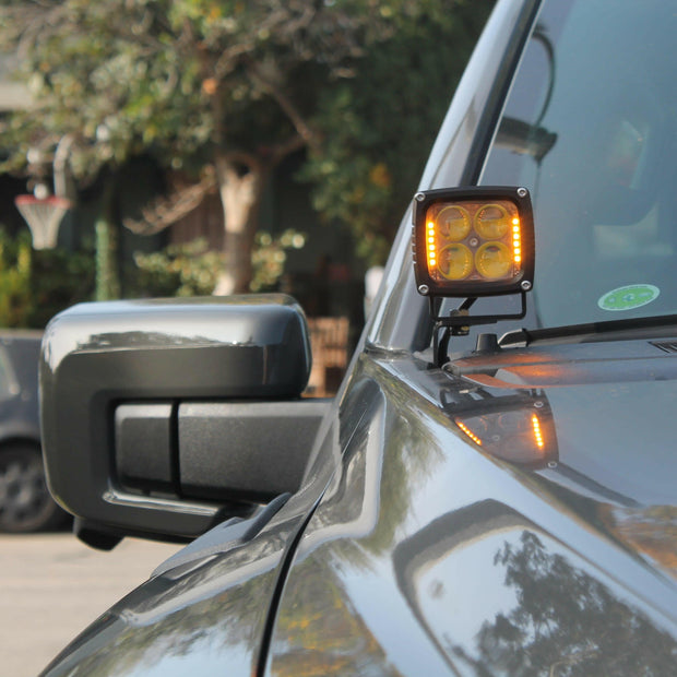 2021-2023 Ford Raptor Gen 3 Hood Mount/Ditch Lights/Pillars