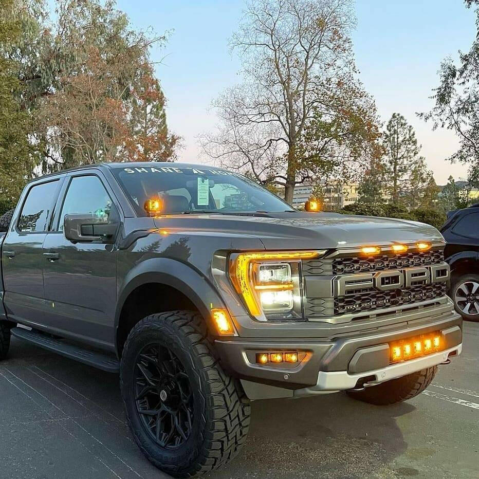 2021-2023 Ford Raptor Gen 3 Hood Mount/Ditch Lights/Pillars