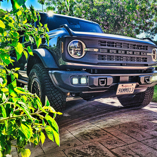 2021+ Ford Bronco Capable Bumper Dual Function Fog Light Kit