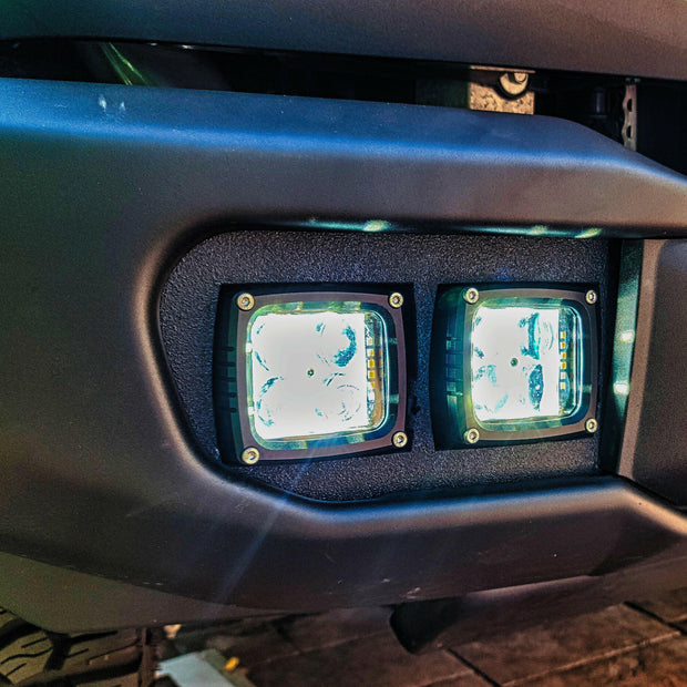 2021+ Ford Bronco Capable Bumper Dual Function Fog Light Kit