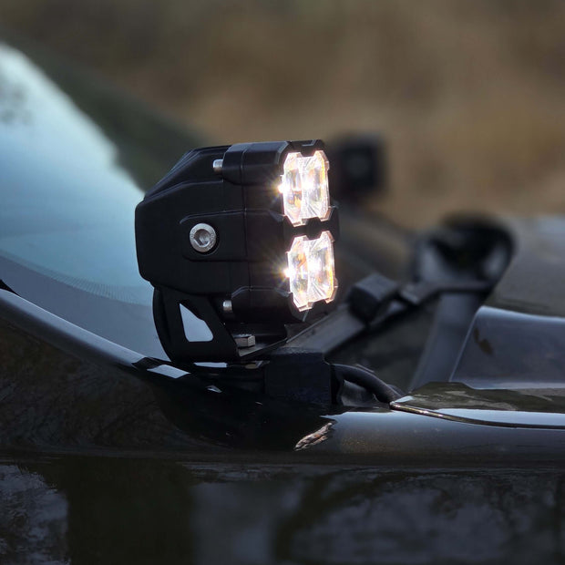 2024+ Ford Ranger Raptor Hood Mount/Ditch Lights - PRO