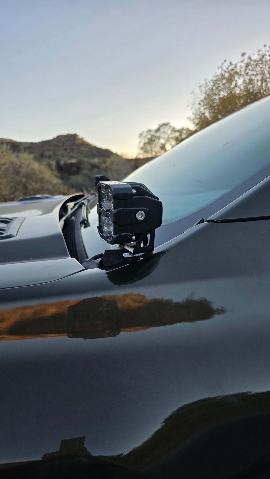 2024+ Ford Ranger Raptor Hood Mount/Ditch Lights - PRO