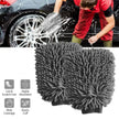 WASH&WHIPS Microfiber Chenille Car Cleaning Mitt - 2pk