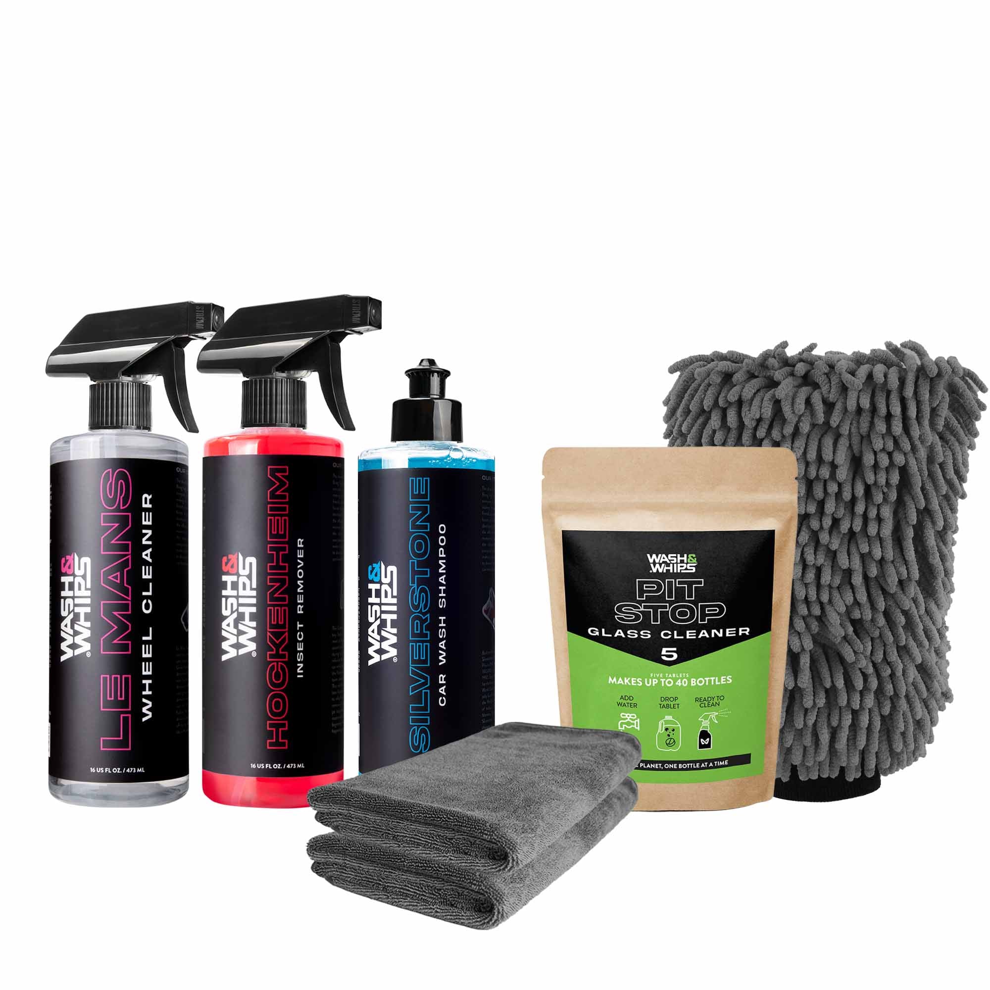 WASH&WHIPS New Car Care Kit