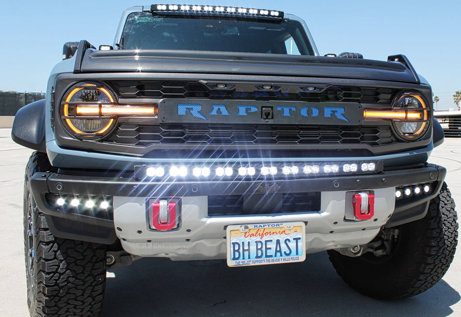 2021+ Ford Bronco Modular Bumper Curved 40in Light Bar - PRO