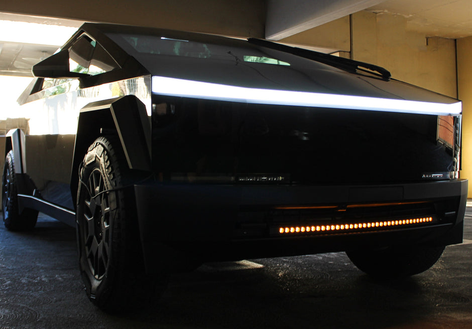Tesla Cybertruck - Curved 40in Light Bar - Slim