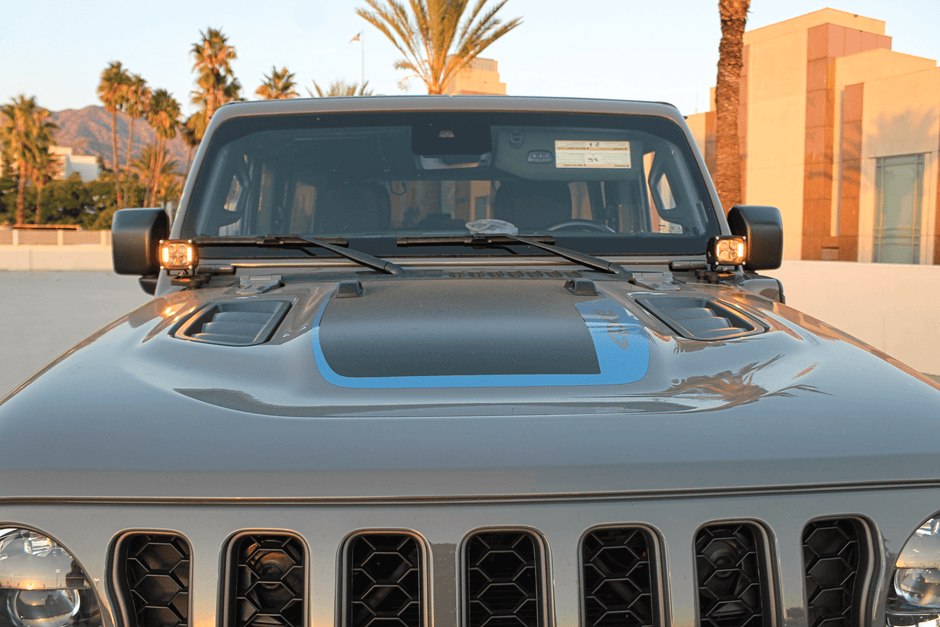 2017-2024 Jeep Wrangler (JL) Hood Mount/Ditch Lights LIGHTS ONLY