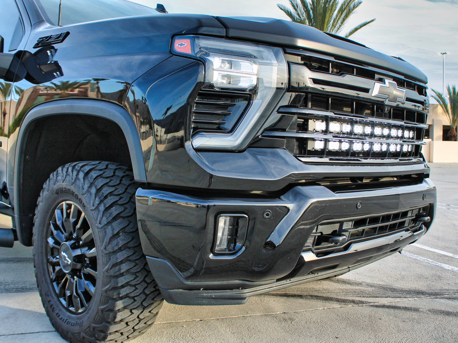 2020+ Chevrolet Silverado 2500/3500HD Dual 40s Light Bars - PRO