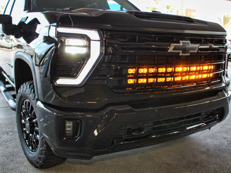 2020+ Chevrolet Silverado 2500/3500HD Dual 40s Light Bars - PRO