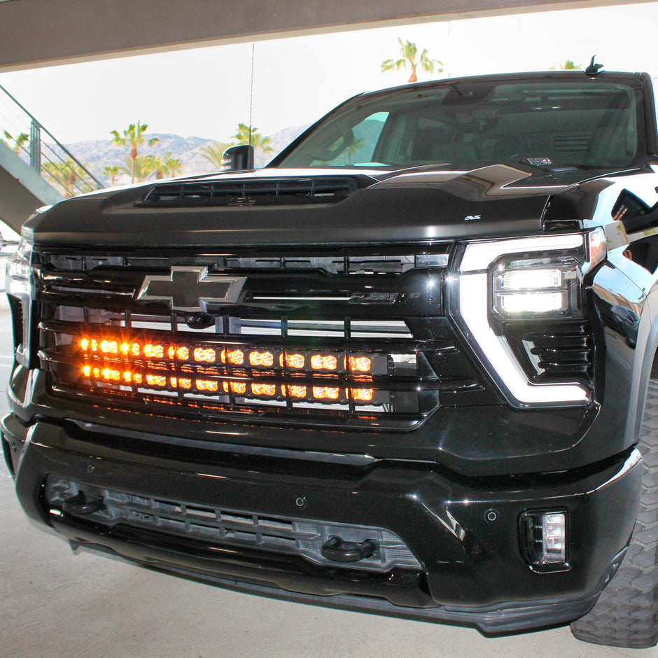 2020+ Chevrolet Silverado 2500/3500HD Dual 40s Light Bars - PRO