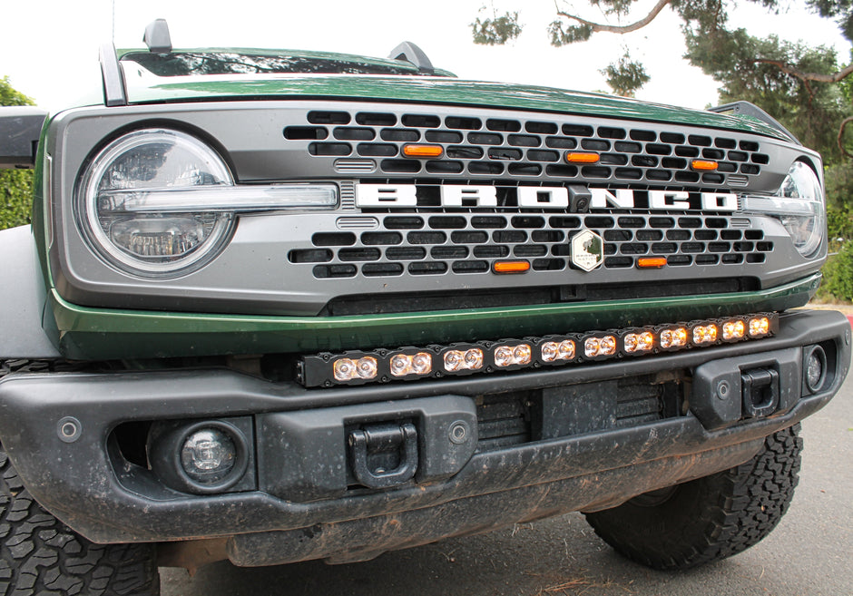 2021+ Ford Bronco Capable Bumper 40in Light Bar - PRO