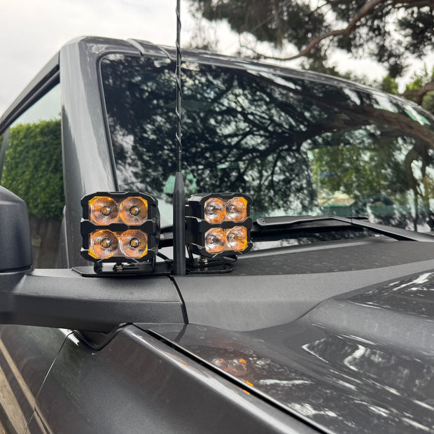 2021+ Ford Bronco Hood Mount/Ditch Lights/Pillars - PRO