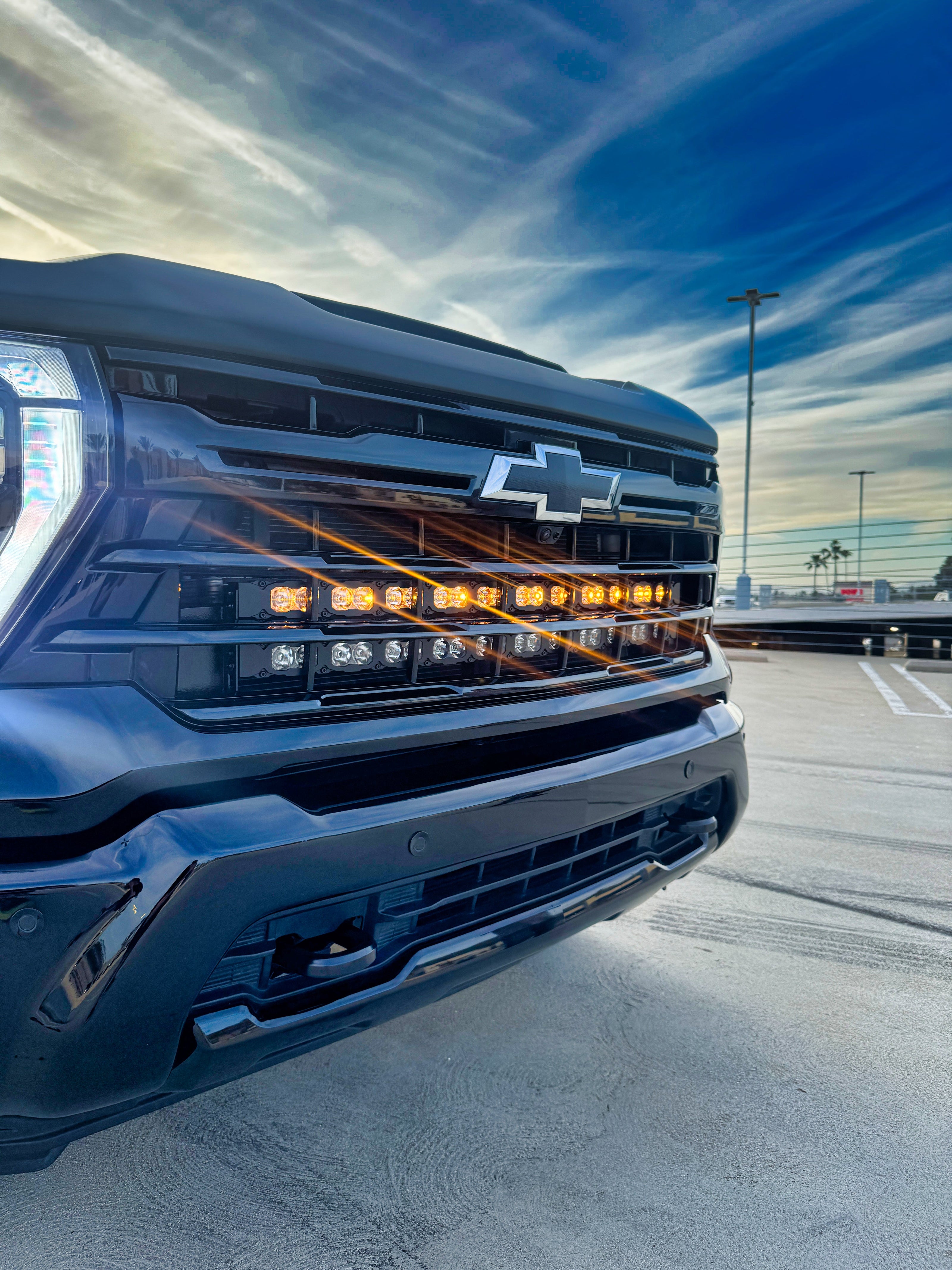2020+ Chevrolet Silverado 2500/3500HD Dual 40s Light Bars - PRO
