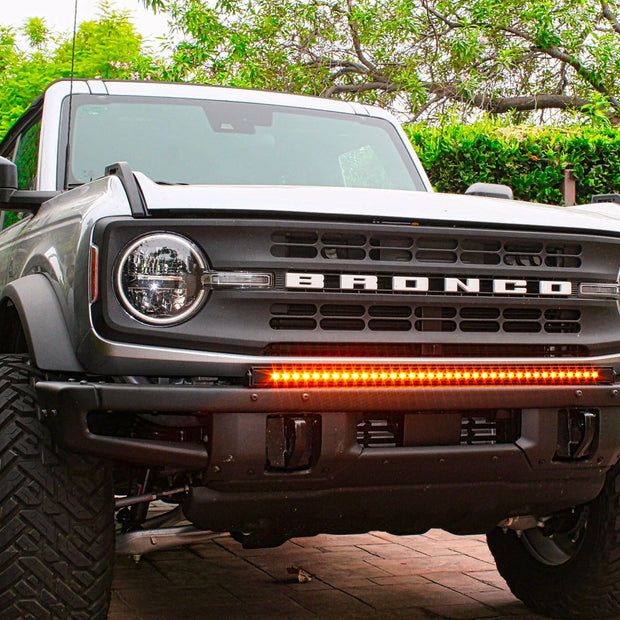 2021+ Ford Bronco Modular Bumper 40in Light Bar - Slim