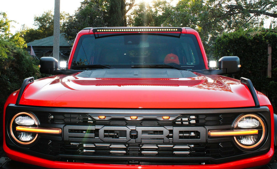 2022+ Ford Bronco Raptor 40in Roof Mount Light Bar - Slim