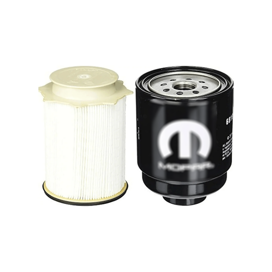 Quick Service Dual Fuel Filter Kit for 2013–2018 Ram 6.7L Cummins | 68157291AA + 68197867AB