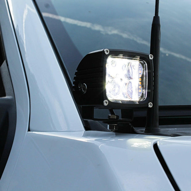 2023+ Ford Super Duty F250/350/450 Hood Mount Kit/Ditch Lights