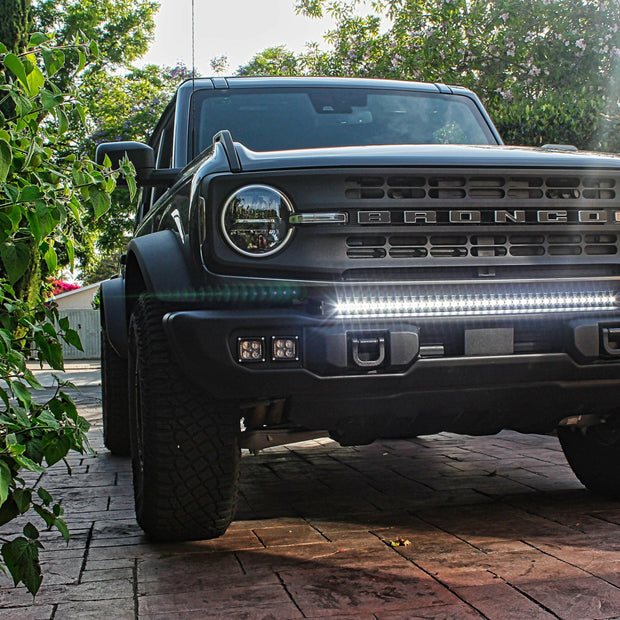 2021+ Ford Bronco Capable Bumper 40in Light Bar - Slim