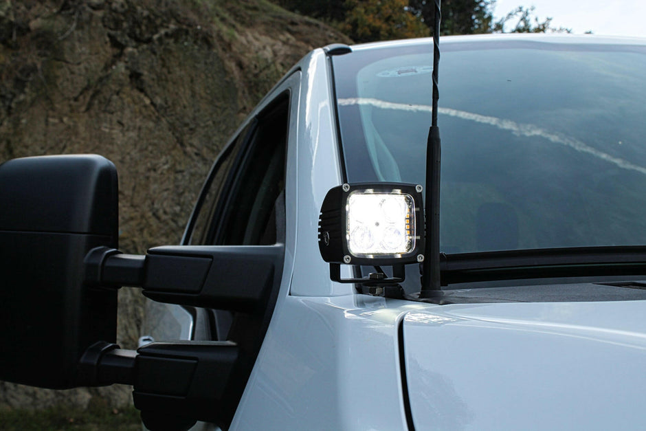 2023+ Ford Super Duty F250/350/450 Hood Mount Kit/Ditch Lights